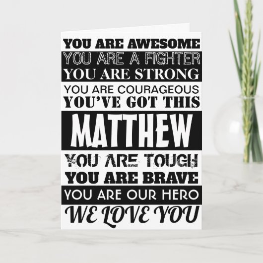 勇気付けられるの言い回しが早く真っ暗になストライプのる カード (正面)