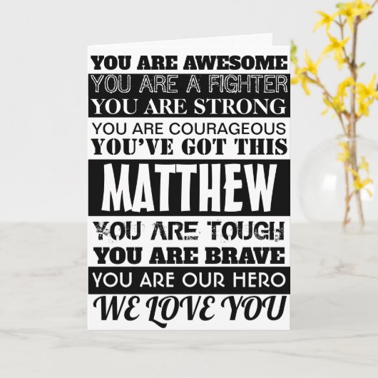 勇気付けられるの言い回しが早く真っ暗になストライプのる カード (黄色い花)