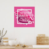 勇気付けられるの言葉 ポスター (キッチン)