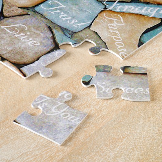 勇気付けられるの言葉,希望の言葉 ジグソーパズル (側面)