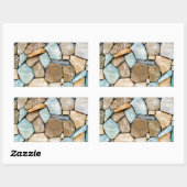 勇気付けられるの言葉，希望の言葉 長方形シール (シート)