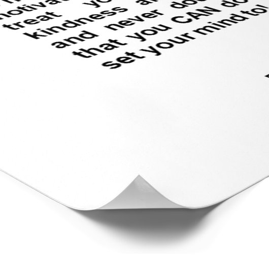 勇気付けられるの高揚を促す ポスター (角)