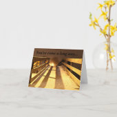 勇気付けられるはカードをあきらめません カード (黄色い花)