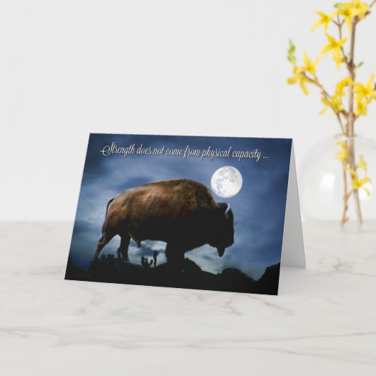 勇気付けられるやる気を起こさせるマハトマガンディカード カード (黄色い花)