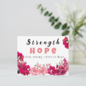 勇気付けられるを必要とする人のためのがんカード ポストカード (スタンド正面)