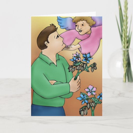 勇気付けられるエンジェルカード カード (正面)