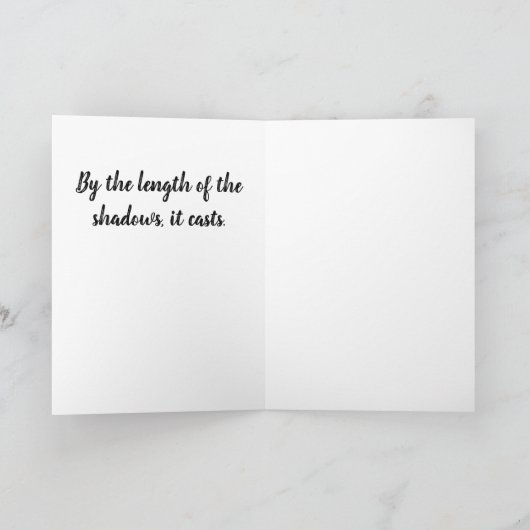 勇気付けられるカードとカ感動的ード カード (内部)