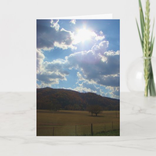 勇気付けられるカード サンキューカード (正面)