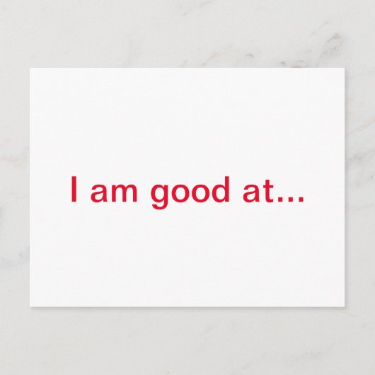 勇気付けられるカード ポストカード (正面)