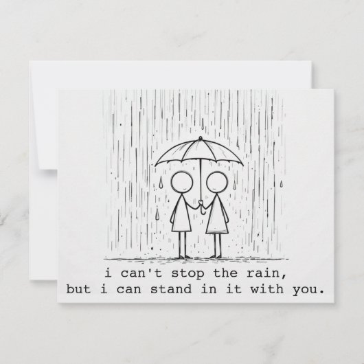 勇気付けられるカード | 通る友人のカード シーズンカード (正面)