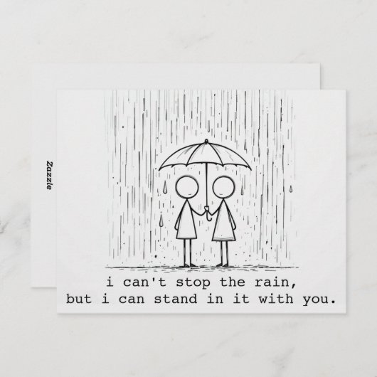 勇気付けられるカード | 通る友人のカード シーズンカード (正面/裏面)