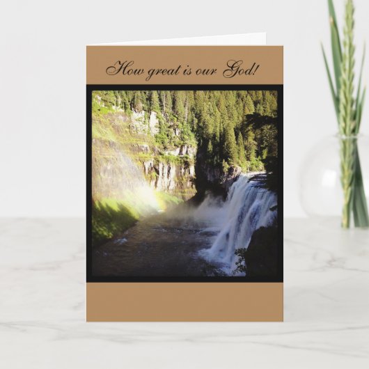 勇気付けられるクリスチャンカード カード (正面)