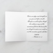 勇気付けられるクリスチャンカード カード (内部)