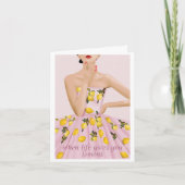 勇気付けられるグリーティングカード カード (正面)