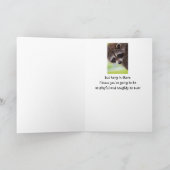 勇気付けられるケモはあなたをノックダウンRaccoon カード (内部)