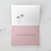 勇気付けられるゴッドラブズユー聖なる書物、 経典詩篇フラワー カード (内部)