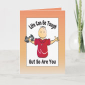 勇気付けられるサポートの強さカード カード (正面)