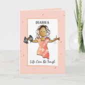 勇気付けられるサポート強度カード カード (正面)