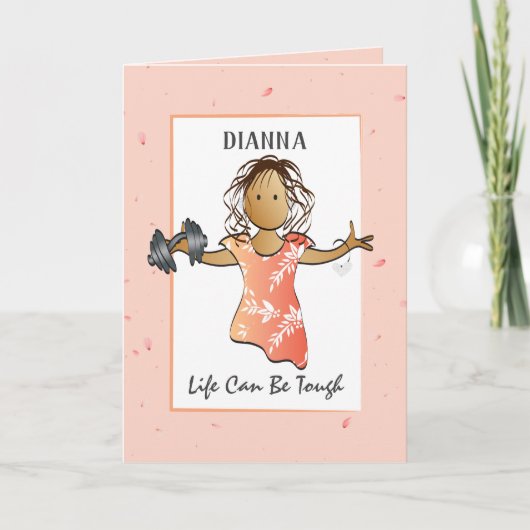 勇気付けられるサポート強度カード カード (正面)