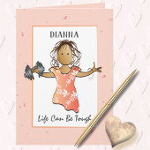 勇気付けられるサポート強度カード カード