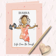 勇気付けられるサポート強度カード