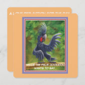 勇気付けられるシリーズフラットカードのジャングルウィスパー (正面/裏面)