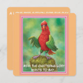 勇気付けられるシリーズフラットカードのジャングルウィスパー (正面/裏面)