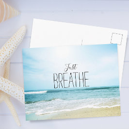 勇気付けられるジャストバイアットビーチ ポストカード