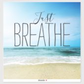 勇気付けられるジャスト呼吸ビーチ シール (シート)