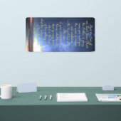 勇気付けられるバナー – エペソ1:17-18 横断幕 (トレードショー)