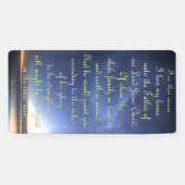 勇気付けられるバナー – エペソ3:14-16 横断幕 (横)