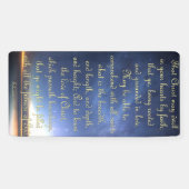 勇気付けられるバナー – エペソ3:17-19 横断幕 (横)