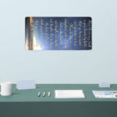 勇気付けられるバナー – エペソ3:17-19 横断幕 (トレードショー)