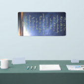 勇気付けられるバナー – エペソ3:20-21 横断幕 (トレードショー)