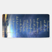 勇気付けられるバナー – コロサイ1:11-12 横断幕 (横)