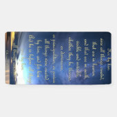 勇気付けられるバナー – コロサイ1:16-17 横断幕 (横)