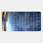 勇気付けられるバナー – コロサイ1:9-10 横断幕 (横)