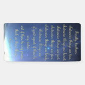 勇気付けられるバナー – フィリップ4:8 横断幕 (横)