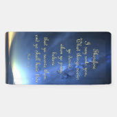 勇気付けられるバナー – マーク11:24 横断幕 (横)