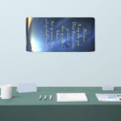 勇気付けられるバナー – マーク11:24 横断幕 (トレードショー)