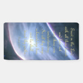 勇気付けられるバナー – 箴言3:5-6 横断幕 (横)