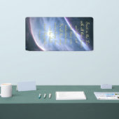 勇気付けられるバナー – 箴言3:5-6 横断幕 (トレードショー)