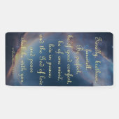 勇気付けられるバナー – 2コリント13:11 横断幕 (横)