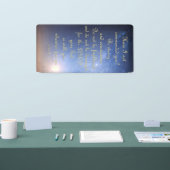 勇気付けられるバナー – Joshua 1:9 横断幕 (トレードショー)