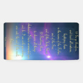 勇気付けられるバナー – Matthew 28:19-20 横断幕 (横)