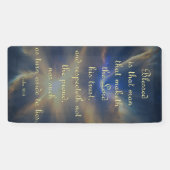 勇気付けられるバナー – Psalm 40:4 横断幕 (横)