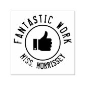 勇気付けられるファンタスティック作業先生 セルフインキングスタンプ (デザイン)