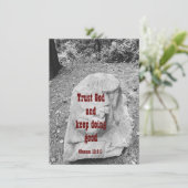 勇気付けられるフラットグリーティングカードの聖なる書物、 経典 (スタンド正面)