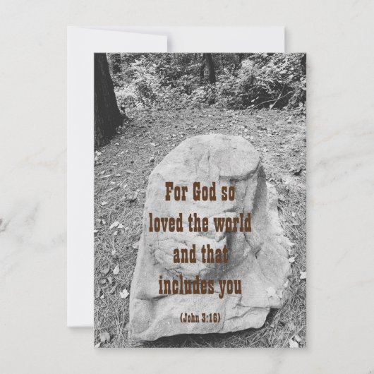 勇気付けられるフラットグリーティングカードの聖なる書物、 経典 (正面)