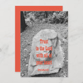 勇気付けられるフラットグリーティングカードの聖なる書物、 経典 (正面/裏面)